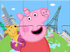 游戏Jigsaw Puzzle: Peppa Travel Around