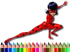游戏Back To School Lady Bug Coloring