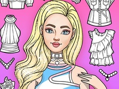 游戏Girl Coloring Dress Up Games