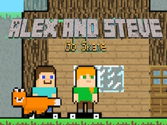 游戏Alex and Steve Go Skate