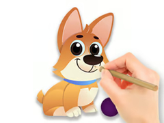 游戏Coloring Book: Dog With Toy