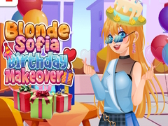 游戏Blonde Sofia Birthday Makeover