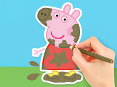游戏Coloring Book: Peppa In The Mud