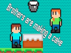 游戏Brothers are making a cake