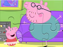 游戏Jigsaw Puzzle: Daddy Pig Dancing