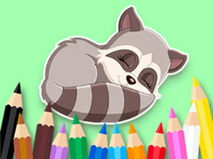 游戏Coloring Book: Baby Raccoon