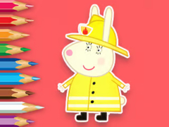 游戏Coloring Book: Rabbit Firefighter