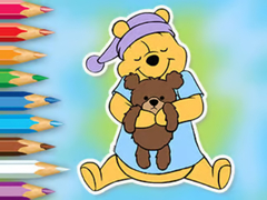 游戏Coloring Book: Winnie With Toy Bear