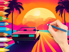 游戏Coloring Book: Sunset Driving