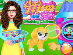 游戏Mom And Taylor Washing Clothes