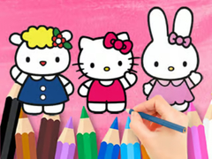 游戏Coloring Book: Hello Kitty With Friends