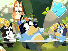 游戏Jigsaw Puzzle: Bluey Pool Spa