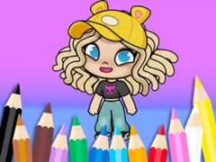 游戏Coloring Book: Avatar Life Girl