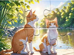 游戏Jigsaw Puzzle: Cats In Pairs