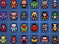 游戏Pictures By Numbers Superheroes