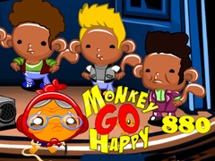 游戏Monkey Go Happy Stage 880 New Monkeys On Block Theme
