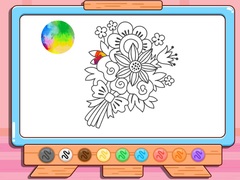 游戏Coloring Book: Flower Bouquet