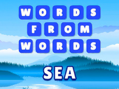 游戏Words from words: Sea
