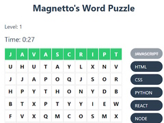 游戏Magnetto's Word Puzzle