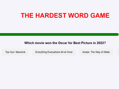 游戏The Hardest Word Game