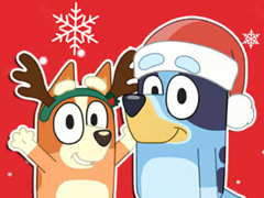 游戏Jigsaw Puzzle: Bluey Christmas Gift