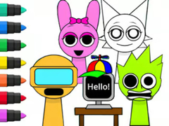 游戏Coloring Book: Sprunki Incredibox