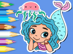 游戏Coloring Book: Jellyfish Mermaid