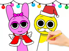 游戏Coloring Book: Sprunki Christmas