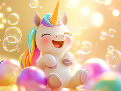 游戏Jigsaw Puzzle: Unicorn Bubble Fun