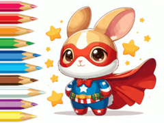 游戏Coloring Book: Super Rabbit
