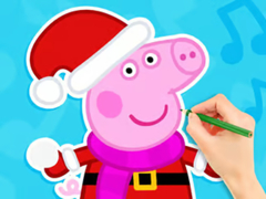 游戏Coloring Book: Peppa Pig Snowman