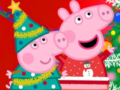游戏Jigsaw Puzzle: Peppa Pig Christmas Preparation