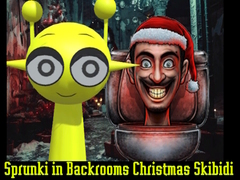 游戏Sprunki in Backrooms Christmas Skibidi 