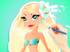 游戏Coloring Book: Aqua Mermaid