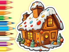 游戏Coloring Book: Christmas Candy House
