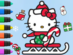 游戏Coloring Book: Hello Kitty Christmas