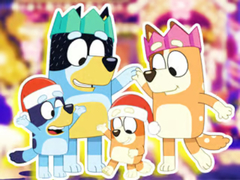 游戏Jigsaw Puzzle: Bluey Family Xmas Eve