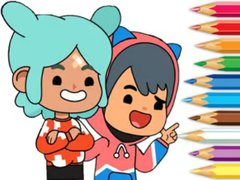 游戏Coloring Book: Toca Boca Friends