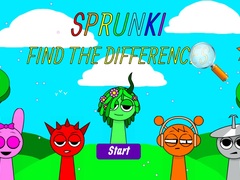 游戏Sprunki Find The Differences