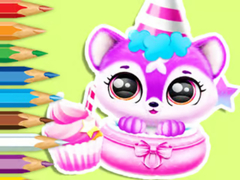 游戏Coloring Book: Baby Fluff's Birthday