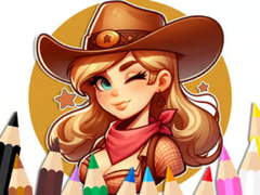 游戏Coloring Book: Cowgirl