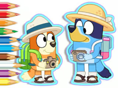 游戏Coloring Book: Bluey Camping