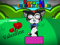 游戏Sprunki Valentine Coloring book