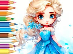 游戏Coloring Book: Frozen Princess