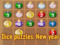 游戏Dice puzzles: New year