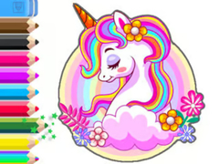 游戏Coloring Book: Unicorn Garden
