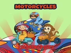 游戏Motorcycle Coloring Pages