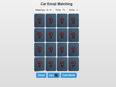 游戏Car Emoji Matching