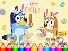 游戏Coloring Book: Bluey Happy Easter