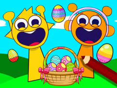 游戏Coloring Book: Sprunki Incredibox Easter